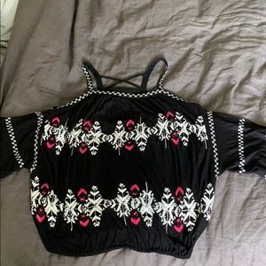 FREE PEOPLE boho top